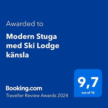 Modern Stuga Med Ski Lodge Kaensla Järvsö Extérieur photo