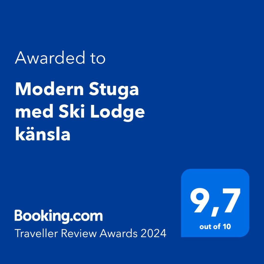 Modern Stuga Med Ski Lodge Kaensla Järvsö Extérieur photo